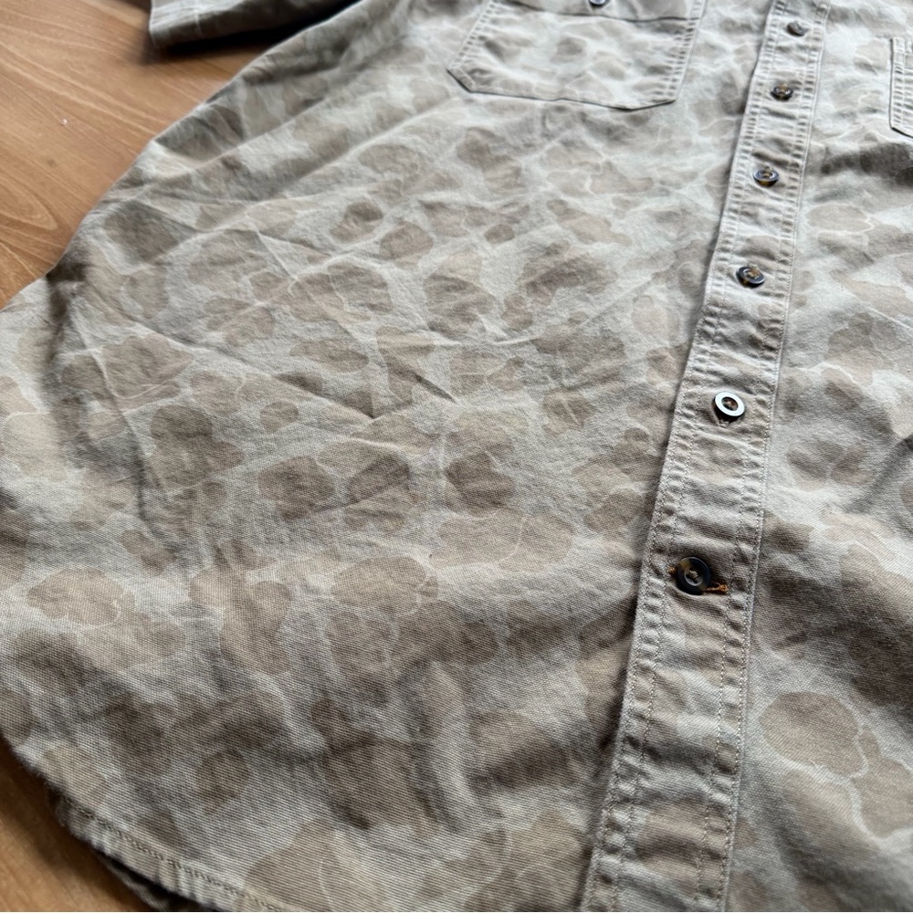 Carhartt men’s Rugged Flex short sleeve camo button down shirt XLT summer style - Picture 5 of 13